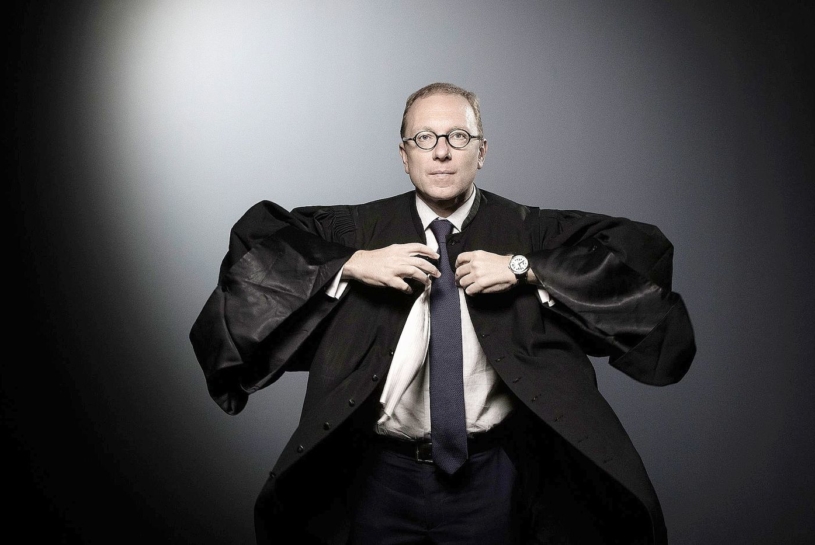 French lawyer Bertrand Perier poses during a photo session in Paris, on November 17, 2017. (Photo by JOEL SAGET / AFP)