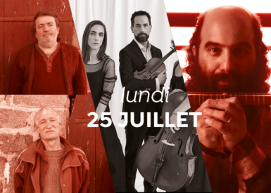 Olivier Payrat & Bernard Combi • Constantinople & A Filetta • Quatuor Tana & Alice Guerlot-Kourouklis • musique électronique