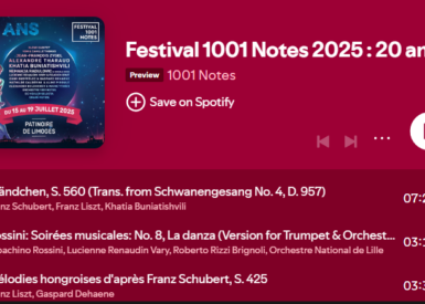 Playlist Festival 1001 Notes 20 ans : 2025