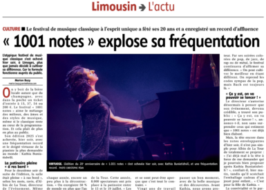 REVUE DE PRESSE 2025